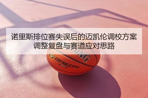 诺里斯排位赛失误后的迈凯伦调校方案调整复盘与赛道应对思路